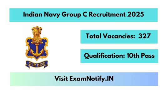 Indian Navy Group C Recruitment 2025