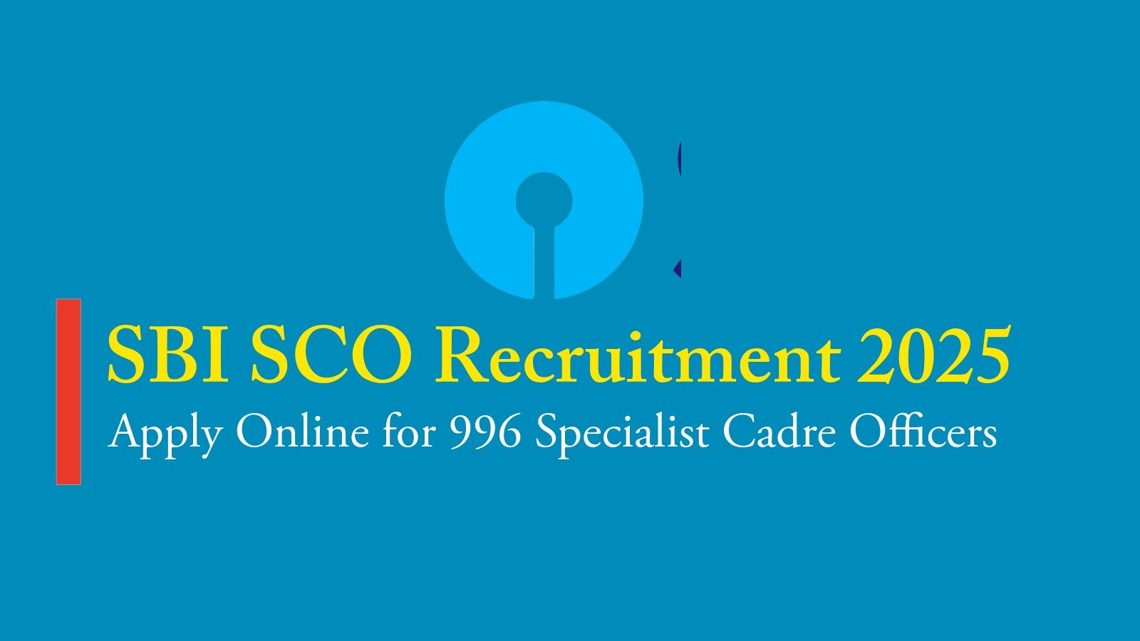 SBI SCO Recruitment 2025